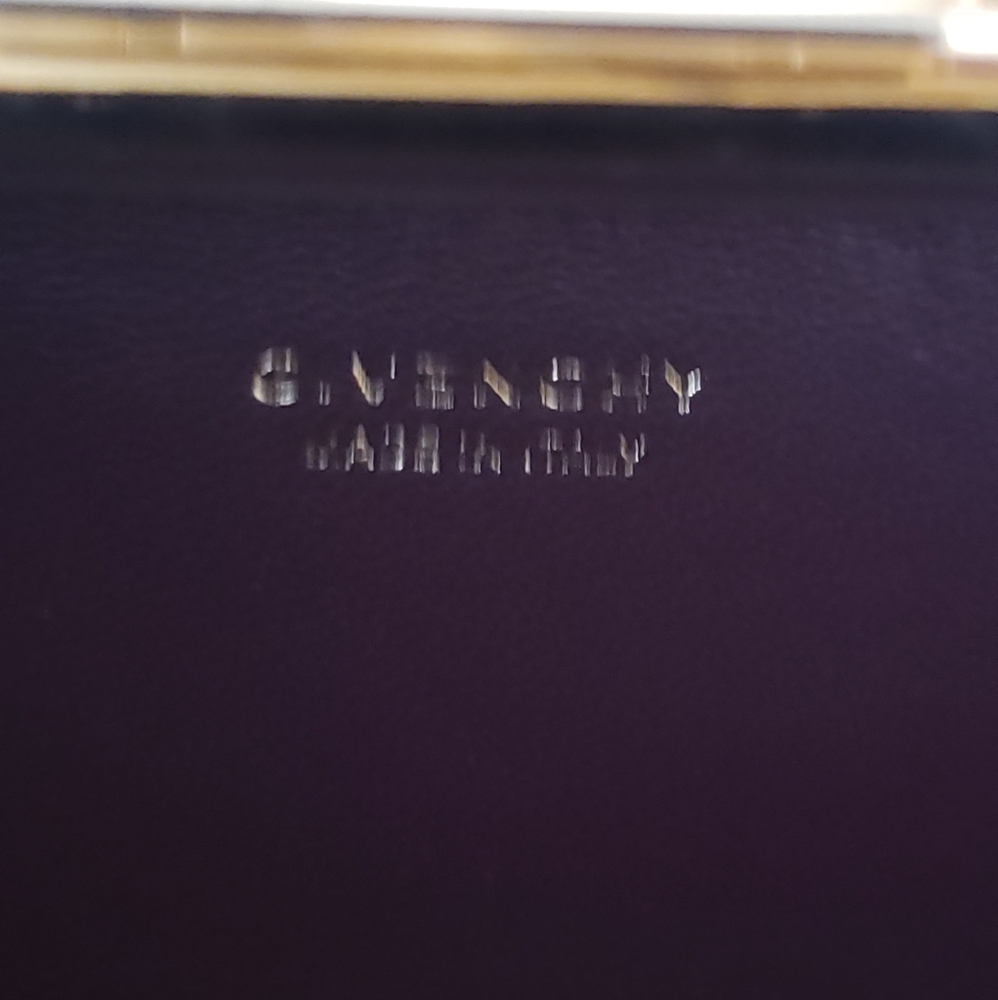 Givenchy Black Metal Fringe Satin Clutch Bag $3999 - Picture 12 of 16